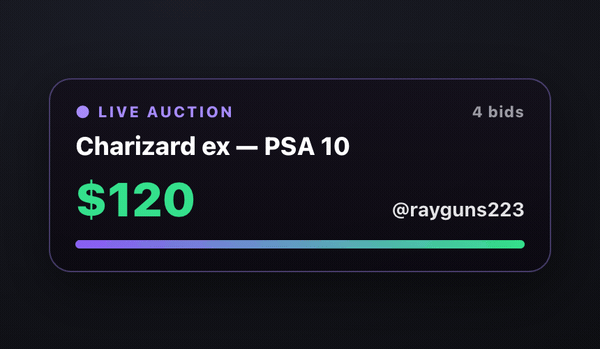 Live auction demo